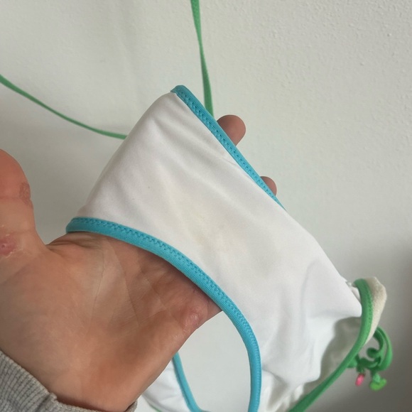 Y2K Vintage Juicy Couture Terry Cloth Rainbow Jumpsuit, size small - Picture 13 of 13